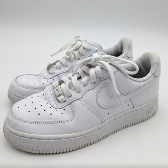 Nike Shoes - Nike Air Force 1 '07 Low Top Sneakers Shoes Women's Triple White Size US7 EU38